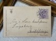 画像4: Postcard 　アンティークポストカード　（ミニサイズ）  イースター　ゆで卵を作る女の子と猫　スウェーデン　1918年 (4)