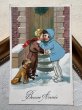 画像2: Postcard 　アンティークポストカード 　子どもたちと犬　テリア　ウェルッシュテリア　エアデールテリア (2)