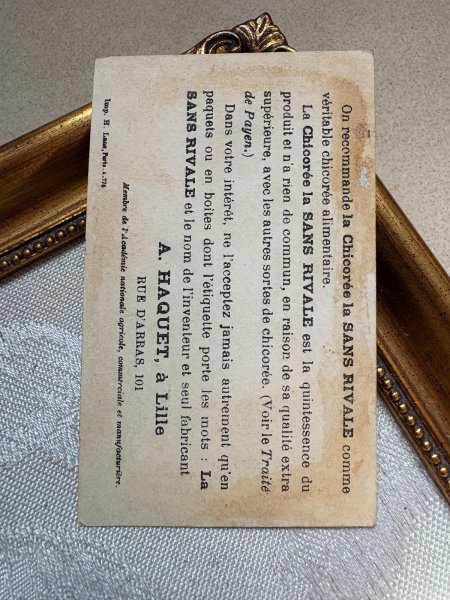 画像3: Vintage Trade Card　アンティーク　トレードカード　女の子木馬　靴店　フランス (3)