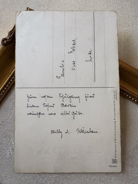 画像3: Postcard  アンティークポストカード   入学式の子どもたち Schultüte  シュールテューテ  by Fritz Baumgarten  (3)