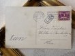 画像3: Postcard  アンティークポストカード   犬にぶつかってしまった乳母車の赤ちゃんと女の子 オランダ1928年 (3)