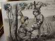 画像3: Postcard  アンティークポストカード   イースター ウサギと子どもたち うさぎの被り物 ドイツ1903年 (3)