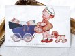 画像2: Postcard 　アンティークポストカード　双子の赤ちゃんの乳母車を押す女の子と犬　 Mabel Lucie Attwell　ドイツ1929年 (2)