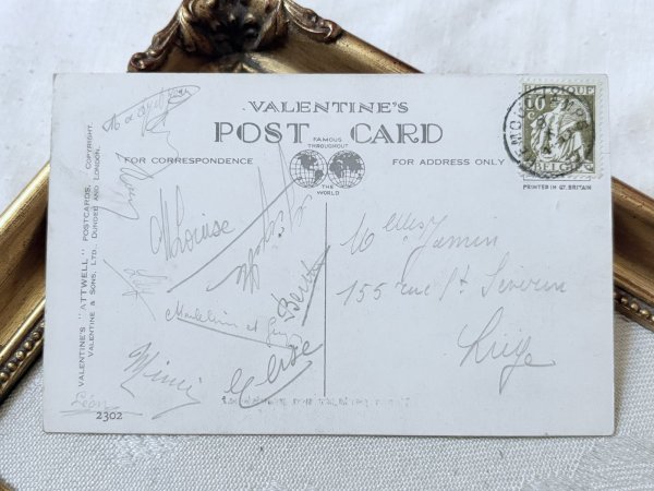 画像3: Postcard 　アンティークポストカード　パンを食べる子どもたち　 Mabel Lucie Attwell　ベルギー (3)