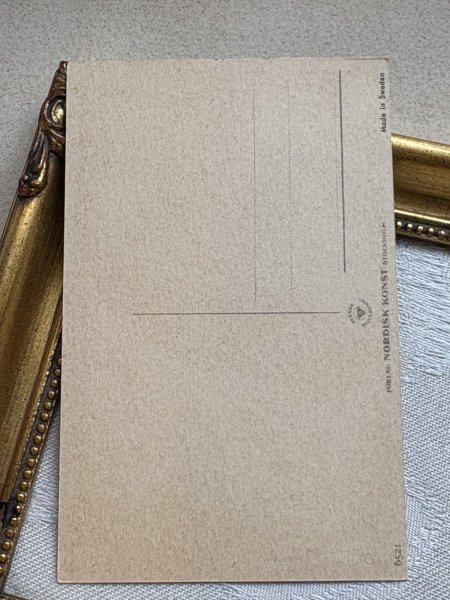 画像3: Postcard 　アンティークポストカード 　赤ちゃんとやかん　スウェーデン　Helge Artelius （未使用） (3)