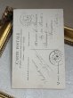 画像3: Postcard 　アンティークポストカード 　新年祝い　New Year  Bonne Annee お花と女性　パニエ　ウィーン趣味風　フランス1904年 (3)