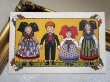 画像2: Postcard 　アンティークポストカード 　フランス　アンザス地方の子どもたち　民族衣装　HANSi（未使用） (2)