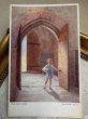 画像2: Postcard  アンティークポストカード　教会のドアと女の子　The Open Door　Margaret Tarrant　イギリス　（未使用） (2)