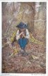 画像1: Postcard 　アンティークポストカード 　森の精霊と笛吹の少年　イギリス（未使用）E.Canziani (1)