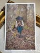 画像2: Postcard 　アンティークポストカード 　森の精霊と笛吹の少年　イギリス（未使用）E.Canziani (2)