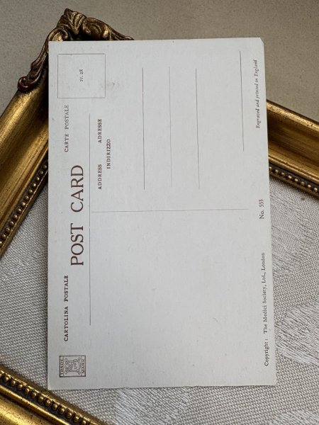 画像3: Postcard 　アンティークポストカード 　森の精霊と笛吹の少年　イギリス（未使用）E.Canziani (3)