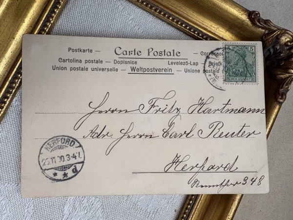 画像5: Postcard 　アンティークポストカード   ダンスをする人々　ドイツ1900年 (5)