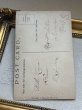 画像4: Postcard 　アンティークポストカード 　バレンタイン　キューピッド天使　ハート　白鳩　薔薇 (4)