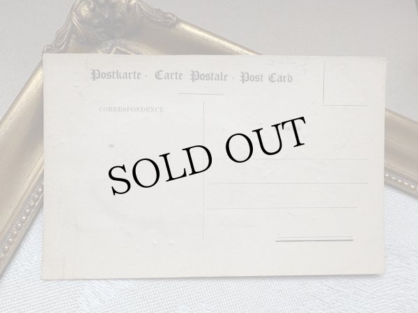 画像4: Postcard　アンティークポストカード　イースター 　卵とお花　薔薇　忘れな草　シルク貼り (4)