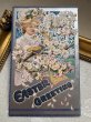 画像2: Postcard 　アンティークポストカード 　イースター　ブロッサムと花帽子の女性　アメリカ1909年 (2)