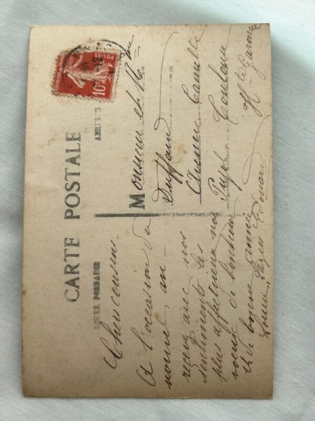 画像3: Postcard    アンティークポストカード　自転車に乗る女の子　写真　フランス (3)