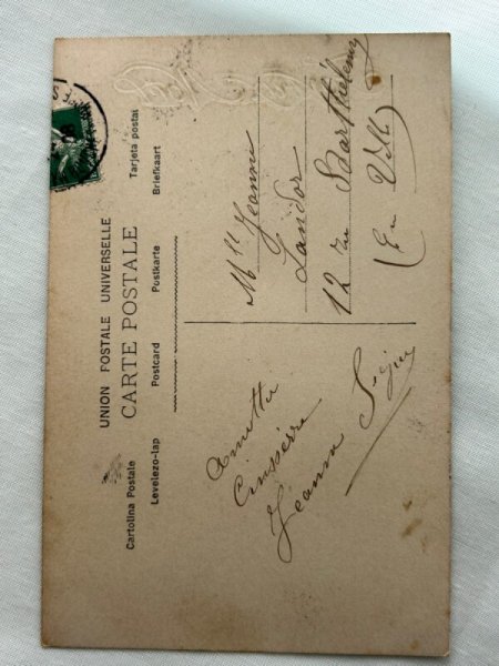 画像2: Postcard    アンティークポストカード　写真　クリスマスの天使たち (2)