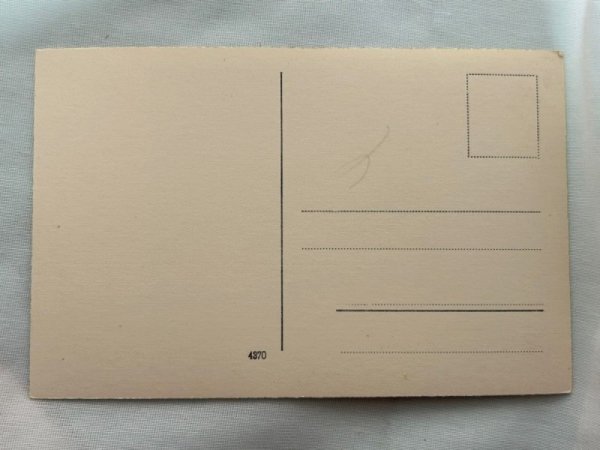 画像2: Postcard アンティークポストカード 犬のぬいぐるみとお人形と女の子 写真 (未使用) (2)