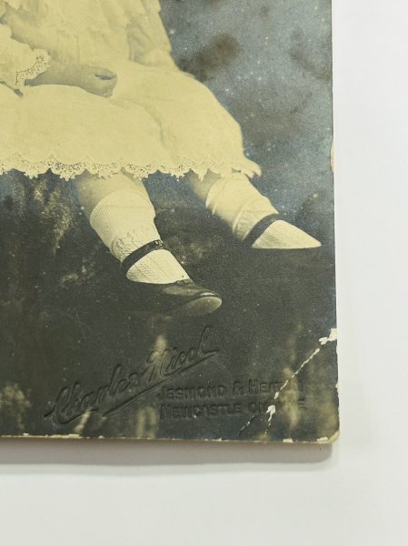 画像2: Postcard    アンティークポストカード　肖像写真　女の子 (2)