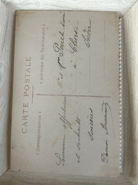 画像3: Postcard    アンティークポストカード　水色ドレスの小さな女の子 (3)