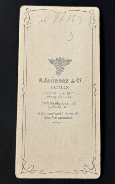 画像2: Vintage carte de visite　アンティーク　ミニ肖像写真　小さな女の子　レース　ドイツ (2)