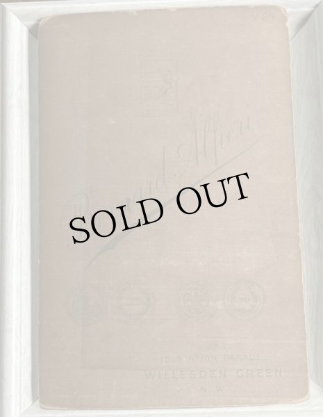 画像5: Vintage Cabinet Card Photo　アンティーク　肖像写真　小さな女の子　イギリス　ロンドン（大判写真） (5)