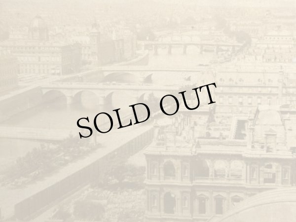 画像2: Vintage Cabinet Card Photo　ビクトリアンフォト　アンティーク　フランス　パリの風景（大判写真） (2)