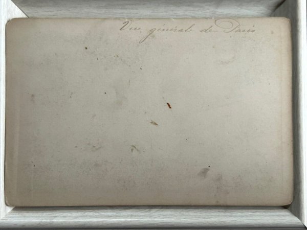 画像3: Vintage Cabinet Card Photo　ビクトリアンフォト　アンティーク　フランス　パリの風景（大判写真） (3)