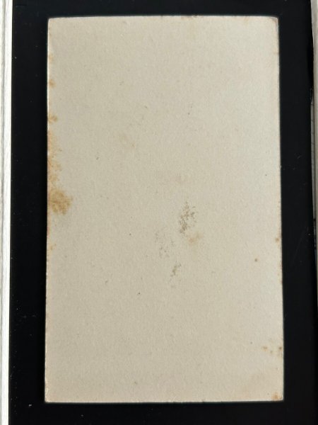 画像3: Vintage carte de visite　アンティーク　ミニ肖像写真　小さな姉妹　ジョウロ (3)