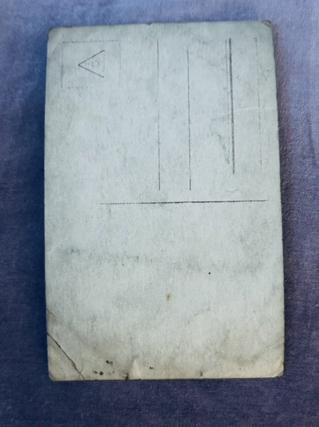 画像2: Postcard　アンティークポストカード　手紙を読む女の子　女性　写真 (2)