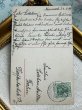 画像3: Postcard　アンティークポストカード　花冠の女の子　写真　ドイツ1909年 (3)