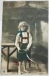 画像1: Postcard　アンティークポストカード　ドイツ　男の子　写真　 (1)