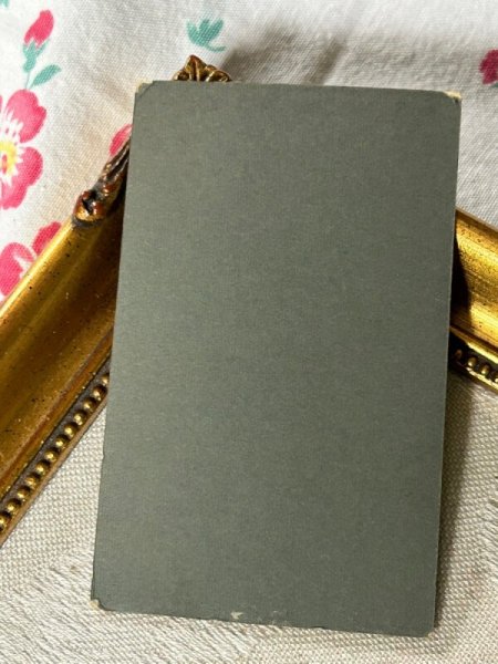 画像4: Vintage carte de visite　アンティーク　ミニ肖像写真　女の子とおもちゃ　ニワトリ　ボール　ドレスデン　ドイツ (4)