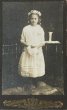 画像1: Vintage carte de visite　アンティーク　ミニ肖像写真　初聖体の女の子　ドイツ (1)