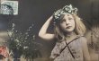 画像1: Postcard　アンティークポストカード　女の子　写真　フランス　 (1)