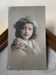 画像2: Postcard　アンティークポストカード　女の子　ドイツ　写真　1911年 (2)