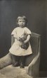 画像1: Postcard　アンティークポストカード　クマのプルトイ女の子　テディベア　ぬいぐるみ　ドイツ　肖像写真　（未使用） (1)