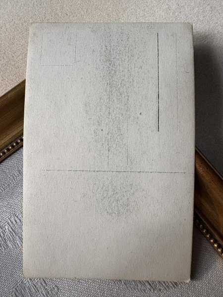 画像4: Postcard アンティークポストカード クマのプルトイ女の子 テディベア ぬいぐるみ ドイツ 肖像写真 (未使用) (4)