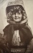 画像1: Postcard　アンティークポストカード　市場へ行く女の子　バスケット　イギリス1907年  写真　Gladys Cooper ? (1)