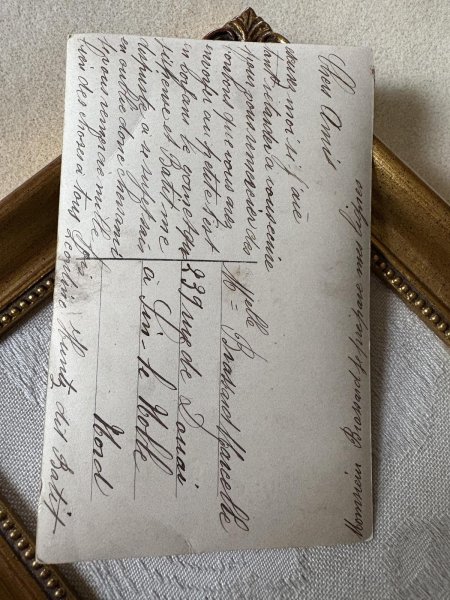 画像3: Postcard　アンティークポストカード　2人の女の子　フランス　写真 (3)