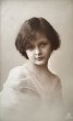 画像1: Postcard    アンティークポストカード　女の子　ドイツ　1914年　写真 (1)