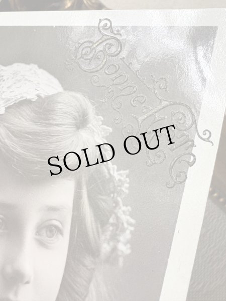 画像3: Postcard　アンティークポストカード　美しい女の子　フランス　1908年　写真 (3)