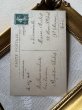 画像4: Postcard　アンティークポストカード　美しい女の子　フランス　1908年　写真 (4)
