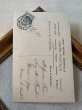 画像3: Postcard　アンティークポストカード　薔薇のお花と女の子　写真　ベルギー　１９０６年 (3)