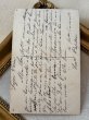 画像3: Postcard　アンティークポストカード　クリスマス　新年　ヤドリギの下でキスをする女の子　暖炉　時計　写真　フランス (3)
