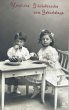 画像1: Postcard　アンティークポストカード　ティータイム　お茶の時間　ケーキ　写真　ドイツ1908年 (1)