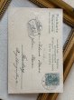 画像3: Postcard　アンティークポストカード　帽子の女の子　ドイツ１９０２年 (3)