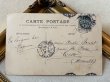 画像4: Postcard    アンティークポストカード　子猫と女の子　レース　フランス1905年 (4)