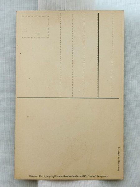 画像3: Postcard　アンティークポストカード　お花　Catherine Klein （未使用） (3)