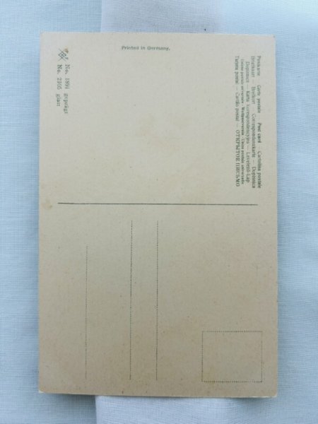 画像2: Postcard アンティークポストカード パンジーのお花 Catherine Klein (未使用) (2)